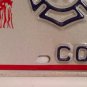 New York VOLUNTEER FIREFIGHTER license plate Fireman Fire Fighter NYFD Firehouse