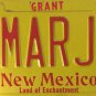 Vanity MARJ MARGE license plate Marjory Marjorie Margaret Maggie Margie Margret