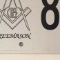 Freemason FREE MASON Grand Lodge license plate Freemasonry Secret Master Masonic