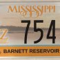 ROSS BARNETT RESERVOIR LAKE license plate Pearl River Fish Boat Dam Natchez Park