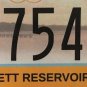 ROSS BARNETT RESERVOIR LAKE license plate Pearl River Fish Boat Dam Natchez Park