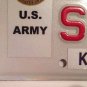 Arkansas U.S. ARMY KOREAN WAR VETERAN license plate Korea US Mitary Vet Infantry