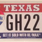 RE/MAX REMAX license plate Realtor Realty Real Estate Agency Agent