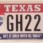 RE/MAX REMAX license plate Realtor Realty Real Estate Agency Agent