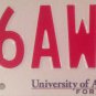 UNIVERSITY of ARKANSAS FORT SMITH license plate LIONS UAFS Lion Arboretum Trees
