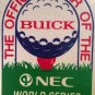 GOLF NEC BUICK WORLD SERIES license plate Golfer Golfing 190 Tee low Number Club