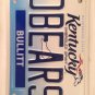 Vanity D BEARS license plate Chicago NFL NYIT Hershey Brown Baylor University QB