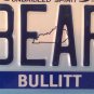 Vanity D BEARS license plate Chicago NFL NYIT Hershey Brown Baylor University QB