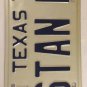 TX vanity STAN B STANLEY license plate 1982 Stanislas Stanlee Stanly Stanlea