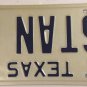 TX vanity STAN B STANLEY license plate 1982 Stanislas Stanlee Stanly Stanlea