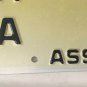 New Jersey GENERAL ASSEMBLY license plate political Assemblyman senate politics