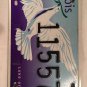 Illinois WILDLIFE DOVE license plate Olive branch Bird Peace PV Prevent Violence