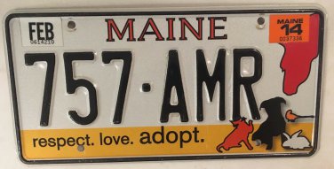 ANIMAL FRIENDLY LOVER license plate Horse Rabbit Dog Cat pet Rescue Shelter Pup