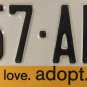 ANIMAL FRIENDLY LOVER license plate Horse Rabbit Dog Cat pet Rescue Shelter Pup