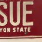 Vanity MY SUE SUSAN license plate Suzanna Suzan Susannah Suzie Suzy Susi Susana