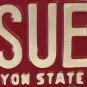 Vanity MY SUE SUSAN license plate Suzanna Suzan Susannah Suzie Suzy Susi Susana
