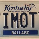 KY vanity TIMOTHY TIM license plate Timmy Timothee Timoty Timmy Timothe Timo