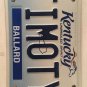 KY vanity TIMOTHY TIM license plate Timmy Timothee Timoty Timmy Timothe Timo