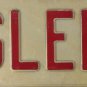 Vanity GLEN T license plate Glenn Glendale Glendon Glenda Glenna Glennie Glennon