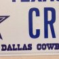 TX Dallas Cowboys vanity PATRICK CRAYTON license plate NFL WR football Chargers
