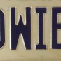 Rear vanity HOWIE T HOWARD license plate 1979 Howe Howen Hewie TX