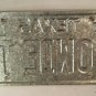 Rear vanity HOWIE T HOWARD license plate 1979 Howe Howen Hewie TX