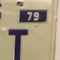 Rear vanity HOWIE T HOWARD license plate 1979 Howe Howen Hewie TX