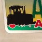 TRACTOR AGRICULTURE FARMER license plate Farm Sunset Grain Silo Cereal Rancher