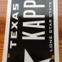 TX vanity KAPPY KAPPA HAPPY license plate Frat Greek Manga Isaac Sorority Gamma