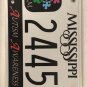 AUTISM SPEAKS Awareness license plate 2445 ASP Autistic Child Cure Puzzle Ribbon