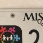 AUTISM SPEAKS Awareness license plate 2445 ASP Autistic Child Cure Puzzle Ribbon