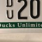 DUCKS UNLIMITED Mallard Wild Duck license plate Hunt animal Hunter Wildlife bird
