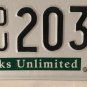 DUCKS UNLIMITED Mallard Wild Duck license plate Hunt animal Hunter Wildlife bird