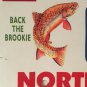 NC WILDLIFE TROUT license plate Brookie Fish Fishing River Fly Fisherman Angling
