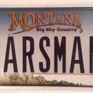 Vanity MARS MAN license plate Planet Star Astronaut Space Martian rocket station