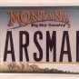 Vanity MARS MAN license plate Planet Star Astronaut Space Martian rocket station