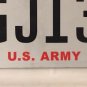 Texas U.S. ARMY license plate USA military vet War Infantry Hero Veteran soldier