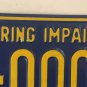 PA HEARING IMPAIRED DEAF ASL license plate Hard Loss American Sign Language Ear