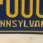 PA HEARING IMPAIRED DEAF ASL license plate Hard Loss American Sign Language Ear