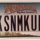 MT anity KISS N MAKE UP license plate Song Music Love Romance Wedding family