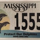 Protect Our DOLPHINS TRIPLE 5 license plate 555 LIGHTHOUSE PD 1555 Ocean Beach