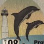 Protect Our DOLPHINS TRIPLE 5 license plate 555 LIGHTHOUSE PD 1555 Ocean Beach