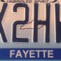 Kentucky vanity FORD ESCORT ZX2 HOT WHEELS license plate Model Car Rod Collector
