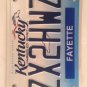 Kentucky vanity FORD ESCORT ZX2 HOT WHEELS license plate Model Car Rod Collector
