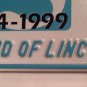 CLARENDON HILLS license plate Village #166 DuPage county Illinois Hinsdale Golf