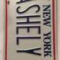 Vanity ASHELY ASHLEY license plate Ashlee Ash Ashlea Ashly Ashlie Ashlei Shely
