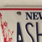 Vanity ASHELY ASHLEY license plate Ashlee Ash Ashlea Ashly Ashlie Ashlei Shely