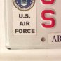 Arkansas AIR FORCE ARMED FORCES RETIRED license plate Airman Pilot Mitary Plane