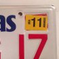 Arkansas AIR FORCE ARMED FORCES RETIRED license plate Airman Pilot Mitary Plane