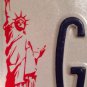 New York Liberty vanity G CAREY license plate Cary Carrie Caroline Cari Carlene